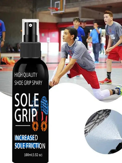 Sports Shoe Grip Spray 100ml Basketball Shoe Bottom Sole Spray Shoe Traction Enhancer Basketball Court Shoe Grip for Sneaker