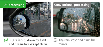 Baseus 2Pcs Car Mirror HD Convex Mirror Blind Spot Auto Rearview Mirror 360 Degree Wide Angle Vehicle Parking Rimless Mirrors