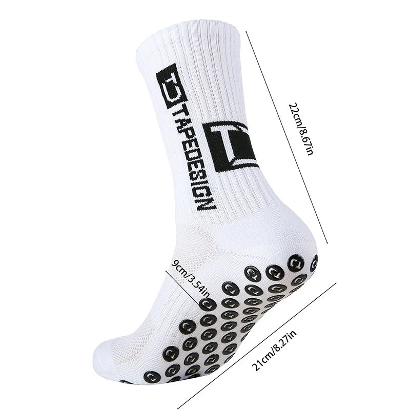 Anti-Slip Football Socks High Quality Soft Breathable Thickened Sports Socks Running Cycling Hiking Men Women Soccer Socks