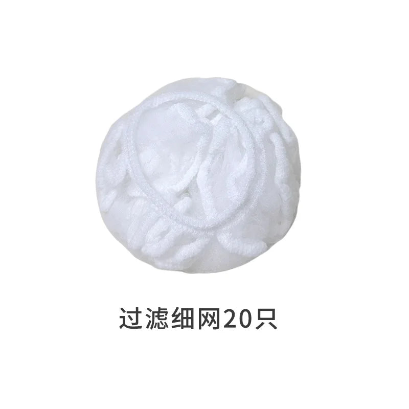 Reusable Cleaning Ball with 20Pcs Filter Screen Dirty Washing Machine Hair Filter Magic Laundry Ball Lint Hair Removal Catcher