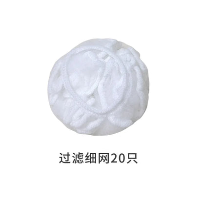 Reusable Cleaning Ball with 20Pcs Filter Screen Dirty Washing Machine Hair Filter Magic Laundry Ball Lint Hair Removal Catcher