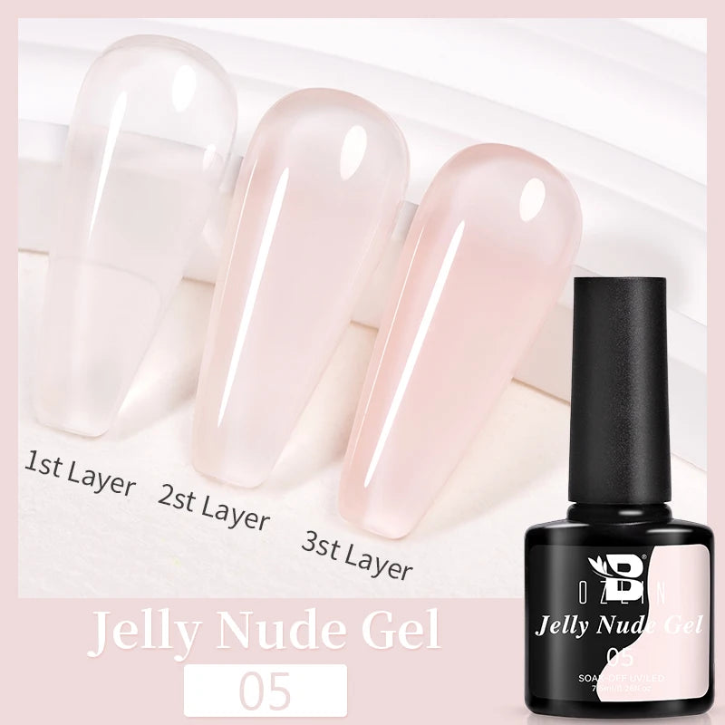 AWStorG 15ML Nail Tips Glue Gel For Falses Nail Tips Fast Extension 3 IN 1 Function Nails Art Transparent Gel Polish Soak Off UV