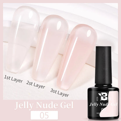 AWStorG 15ML Nail Tips Glue Gel For Falses Nail Tips Fast Extension 3 IN 1 Function Nails Art Transparent Gel Polish Soak Off UV