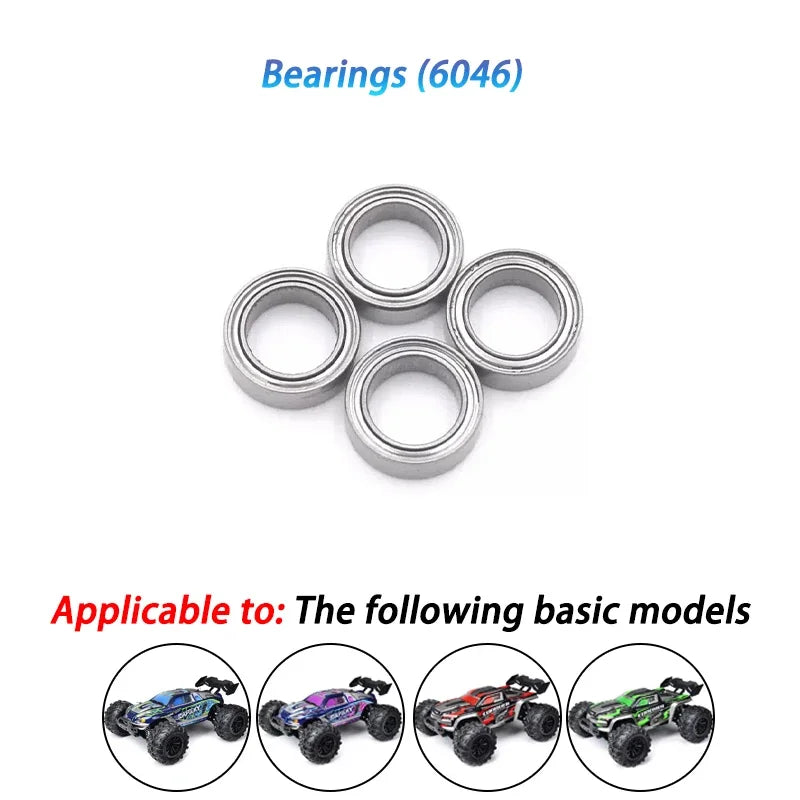 16101 16102 16103 16201 SCY RC Remote control car silver upgrade metal spare parts bearing tie rod original spare parts