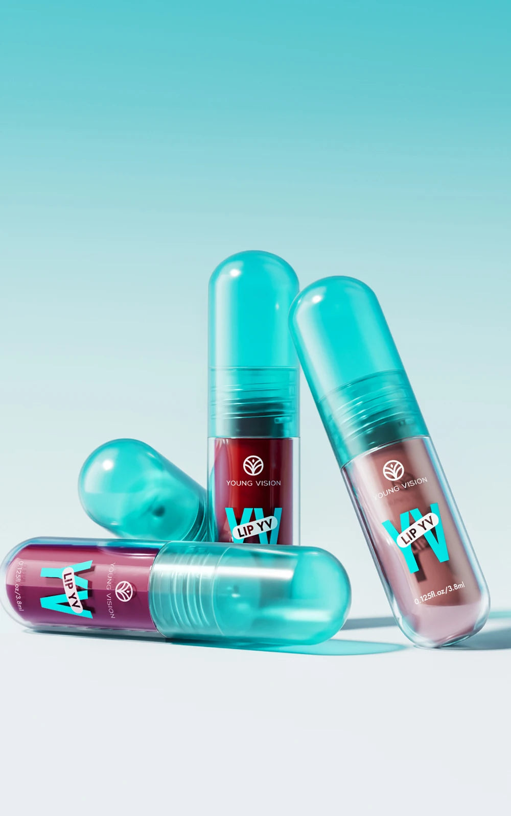 YOUNG VISION 6-Shade Avocado Long-Lasting Moisturizing Lip Stain is lightweight, non-sticky, non-stick cup lip stain