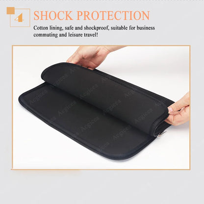 Laptop Bag 15.6-6 Inch Laptop Case Soft Computer Bag Office Travel Business for Macbook Air Pro Xiaomi MateBook HP Dell