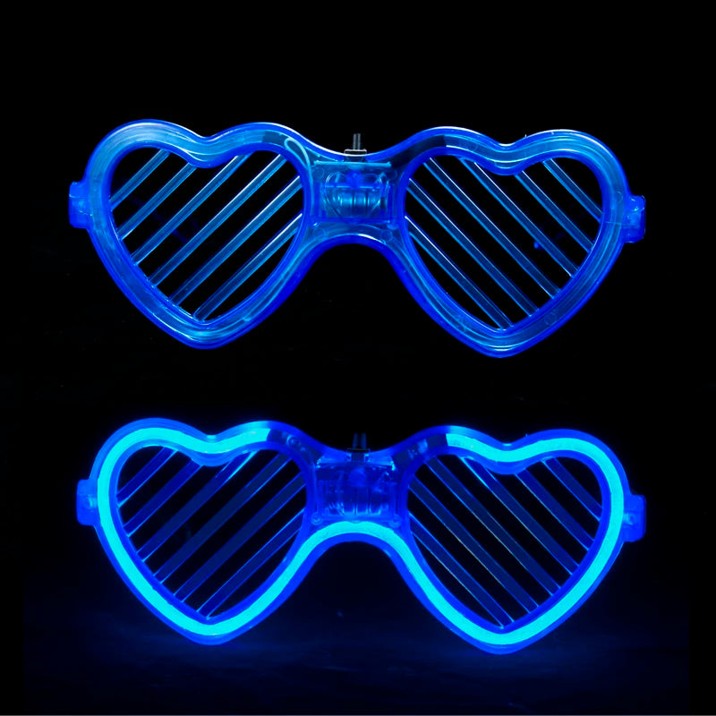 1 Pc Party Glow in the Dark Glasses Light Up LED Glasses Neon Party Favors Sunglasses Party Decor Party Supplies