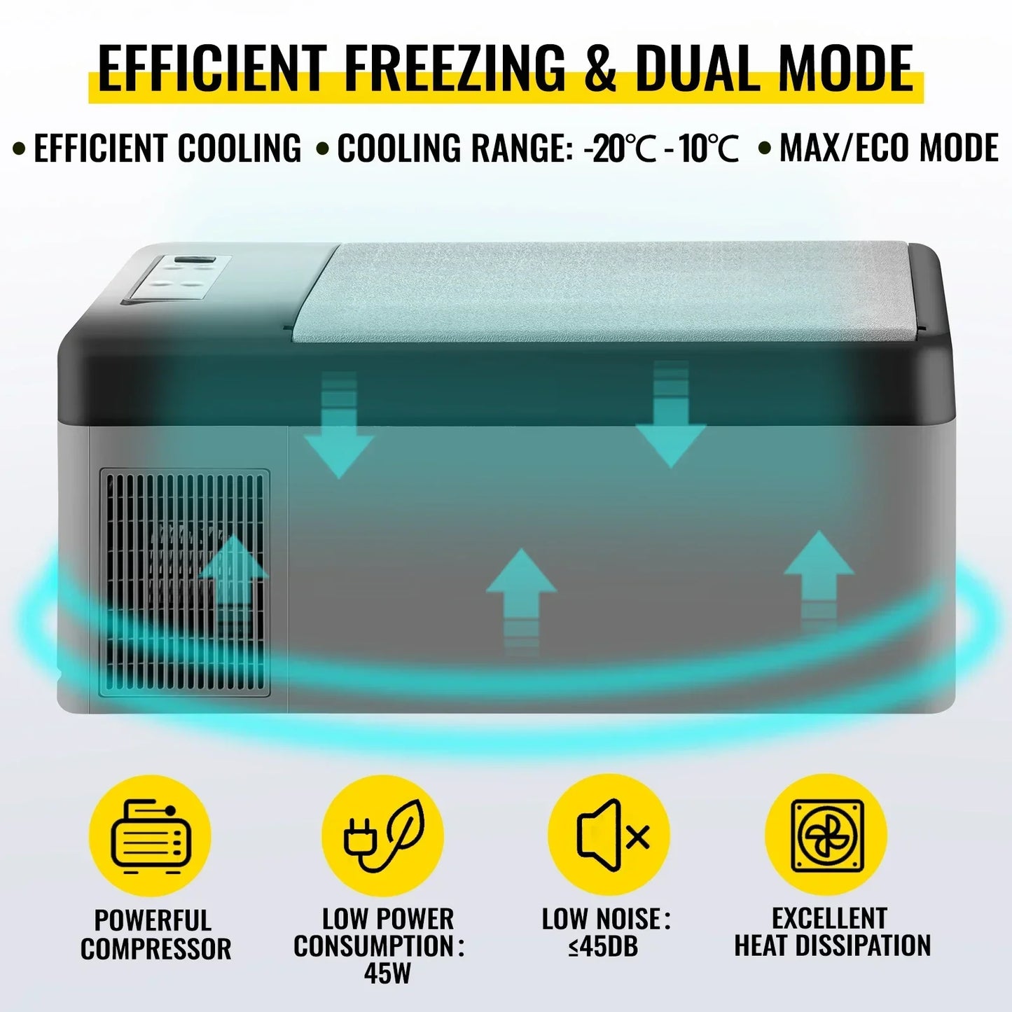 15L Refrigerator Cooler For Summer Portable Freezer Car Fridge Compressor 12V 70W For Home Travel Camping 220V Body Kit