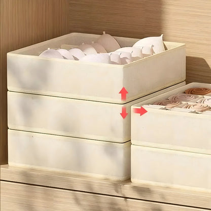 Cabinet Underwear Organizer Drawer Clothes Organizer Boxes Closet Organizer for Underwear Bra Socks Underpants Storage Organizer