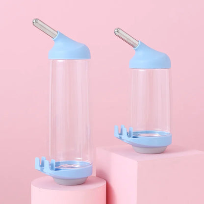 Water dispenser Plastic water bottle feeder Suspended pet guinea pig squirrel rabbit cat dog drinking head pipe fountain