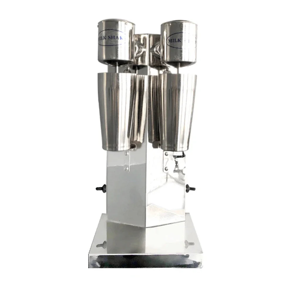 Electric Milkshake Maker: Easy-to-operate Double-head Drink Mixer and Blender for Milkshakes and Malts