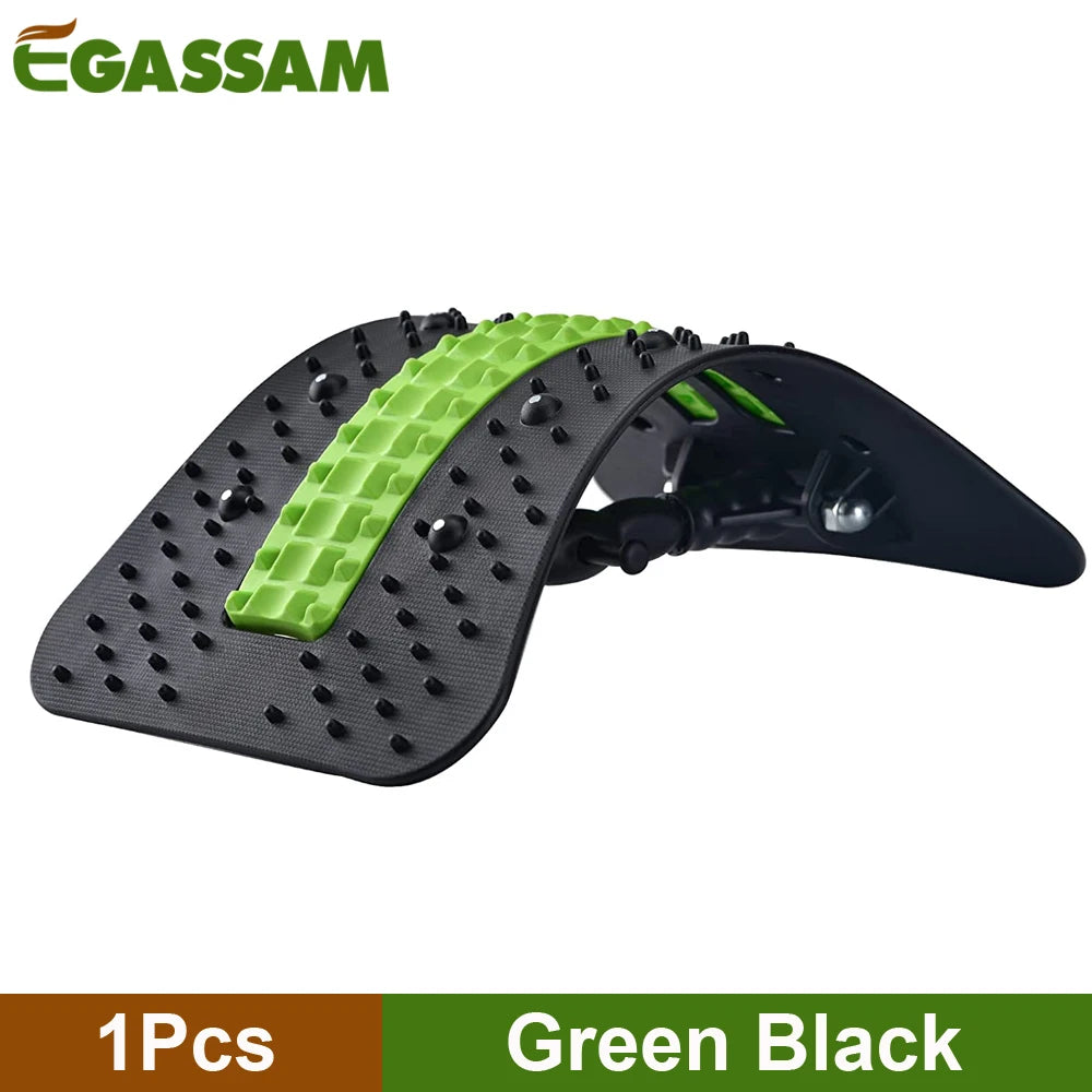 Back Stretcher,6thGeneration Upgraded Back Massager,Back Cracker for Lower Back Pain Relief Lumbar Support,with Magnetic Massage