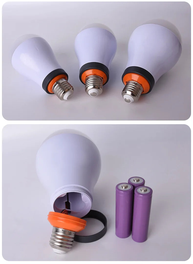 Home Smart Power Outage Emergency Light Automatic Charging Magical Energy-Saving Bulb That Lights Up When Encountering Water Led