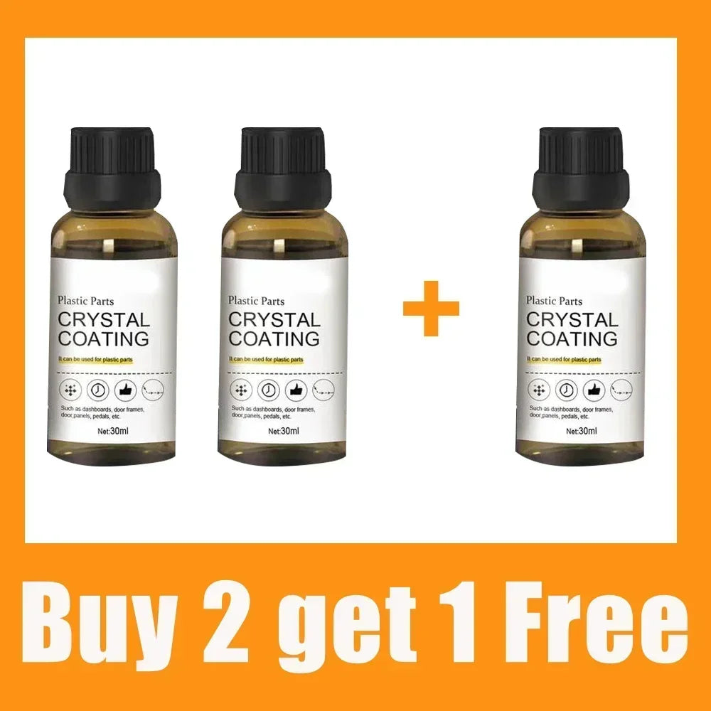 7 Car Plastic Parts Restorer Plastic Parts Refurbish Agent Interior Plastic Parts Crystal Plating Agent Car Wash Tools