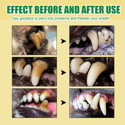 Pet Tooth Cleaning Spray Dog Mouth Fresh Teeth Clean Deodorant Oral Tartar Remover Teeth Stain Whitening Pet Oral Cleanse Liquid