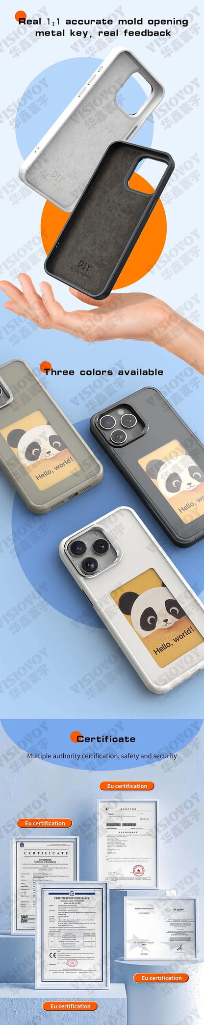 New Trendy Phone Cases That Supports DIY Photo Transfer Via NFC Phone Cases for IPhone 15 14 13 Pro Max Battery Free Phone Funda