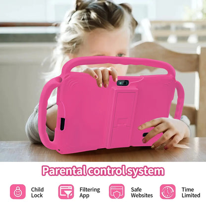 Sauenaneo New 7-inch Tablet Android 13 4000mAh 4GB RAM 64GB ROM Children's Learning Children's Tablet Mini Tablet