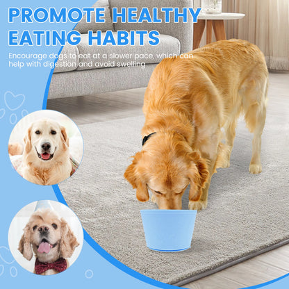 2Pcs Dog Lick Silicone Mat Pet Slow Bowls Distraction Food Training Dog Cat Feeder Anti Choking With Suction Cup Bottom