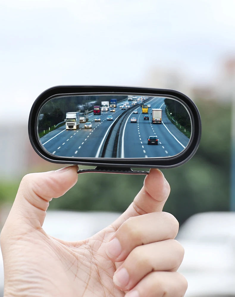 Universal Car Mirror 360° Adjustable Wide Angle Side Rear Mirrors blind spot Snap way for Parking Auxiliary Rear View Mirror
