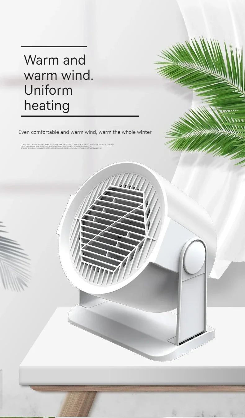 Home air heater Cold and warm heater Small electric heater for the home desktop office desktop portable heating fan