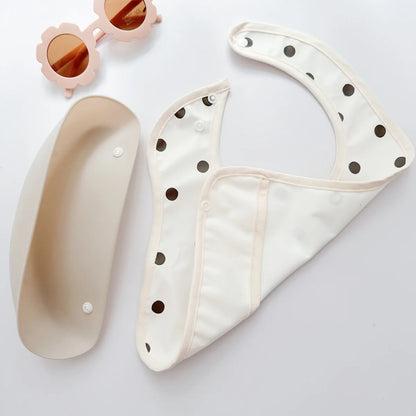 Children's Silicone Bib Baby Feeding Bibs for Newborn PU Soft removable Saliva Towel Waterproof  Dirt Proof Babies Accessories