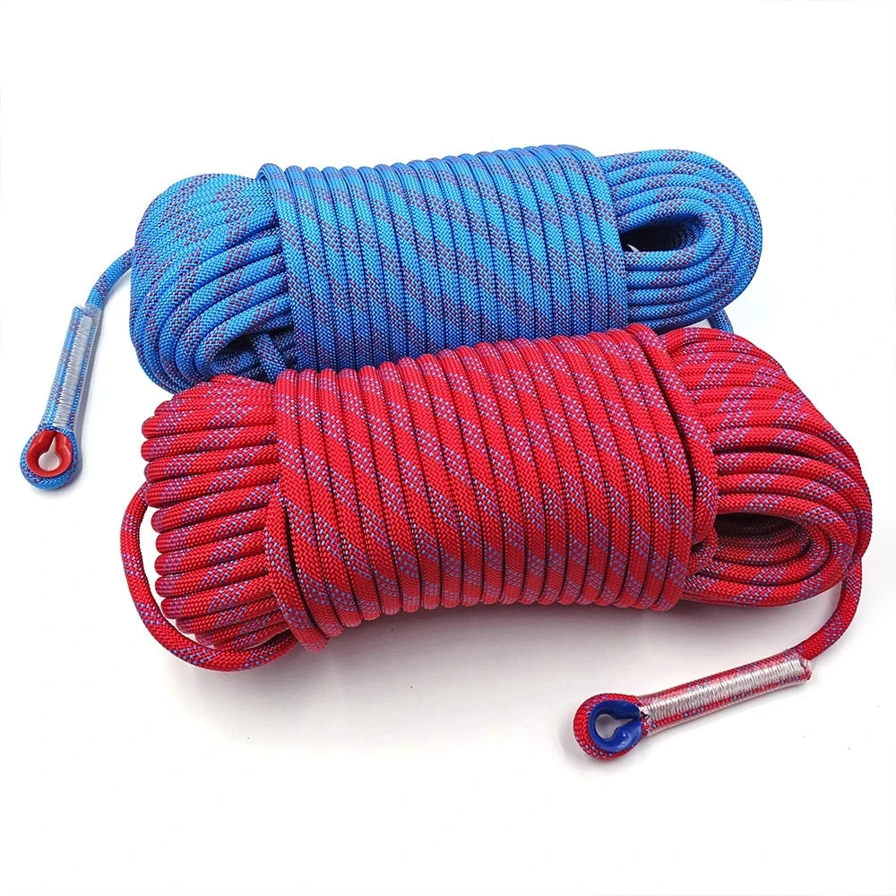 10-30m Car Tow Rope Static Climbing Rope 8mm Outdoor Survival Rescue Safety Cord Climbing Wall Equipment Accessorie 10m 20m 30m