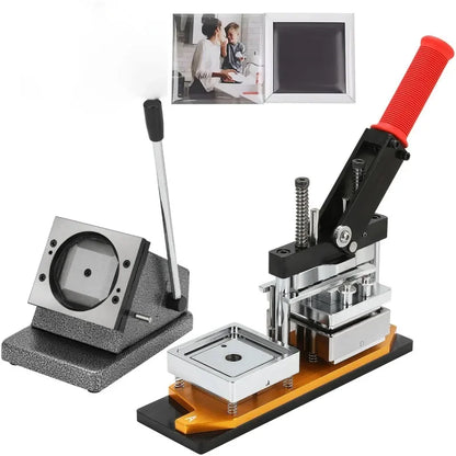 50-80mm DIY Fridge Magnet Maker Machine Rectangular 100Pc Magnet Materials Supply Paper Cutter Photo Refrigerator Sticker Making