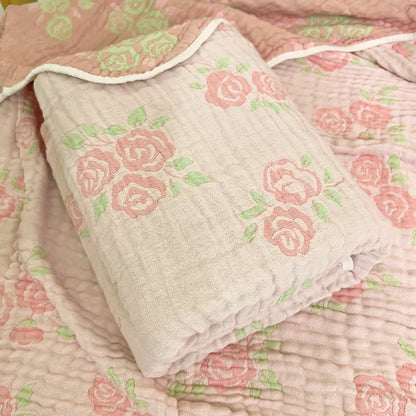 Baby Muslin Blanket Newborn Swaddle Blanket For Boys Girls Bamboo Soft Nursery Receiving Blanket For Bed Crib Quilt Bath Towel