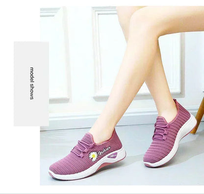 2025 Fashionable Lightweight Women's Spring/Autumn Flats: Comfortable Casual Single Shoes in Cotton Fabric womens shoes