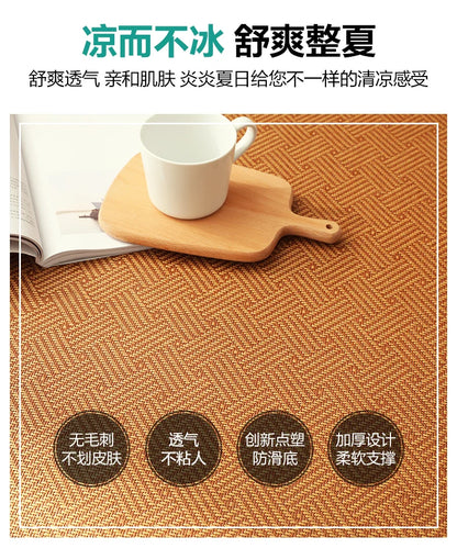 Summer floor spread sleeping mat artifact spread floor sleeping mattress household bedroom mat floor mat tatami bed mats
