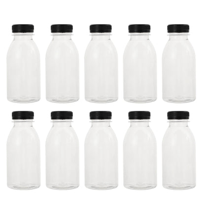 10Pcs 300ml Multi-Function Juice Juice Transparent Water Bottles Travel Water Leakproof Juice Transparent Water Bottles