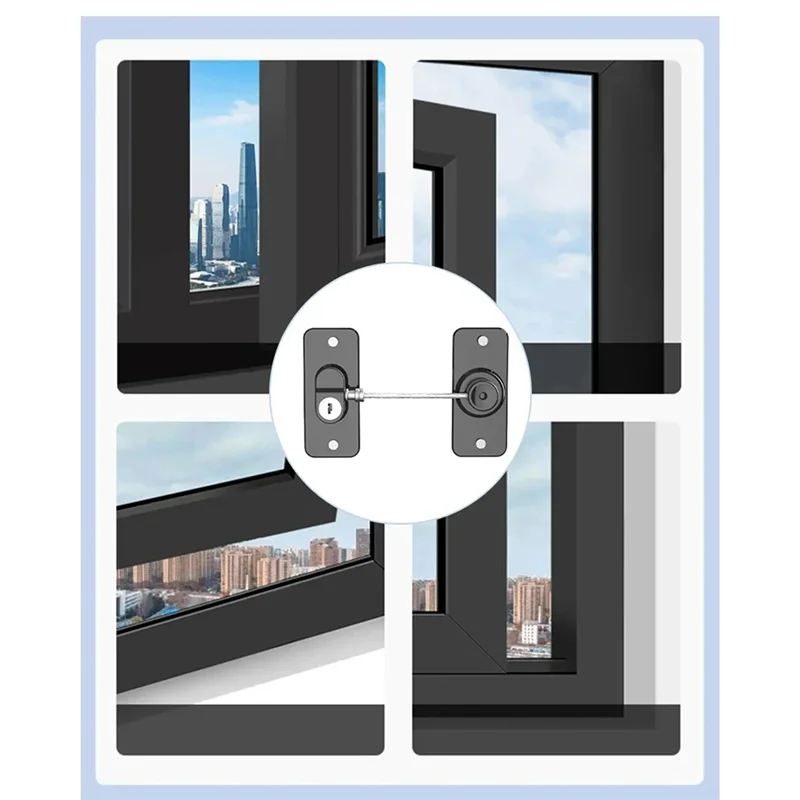 Home Child Safety Refrigerator Locks Anti-Fall Limit Lock Rotatable Cabinet Children Security Protection-Best Selling