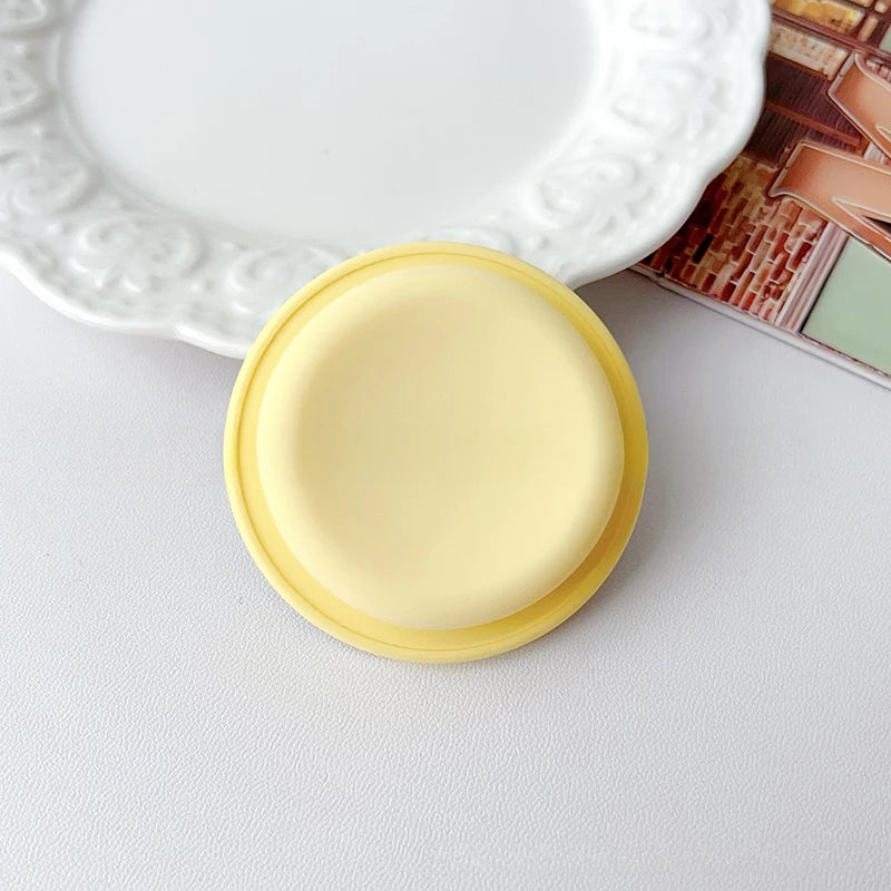 Magnetic Phone Grip Tok Folding Phone Stand Desktop Magsafe Phone Socket Solid Color Bracket INS Phone Holder