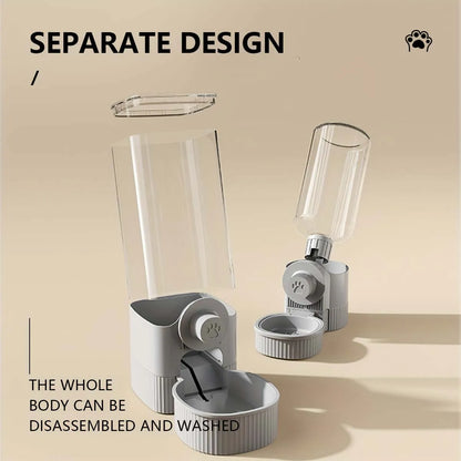 Hanging Automatic Pet Food Feeder/Water Dispenser Gravity Cat Auto Feeder Waterer Set Pet Feeding Product For Puppy Cats Rabbit