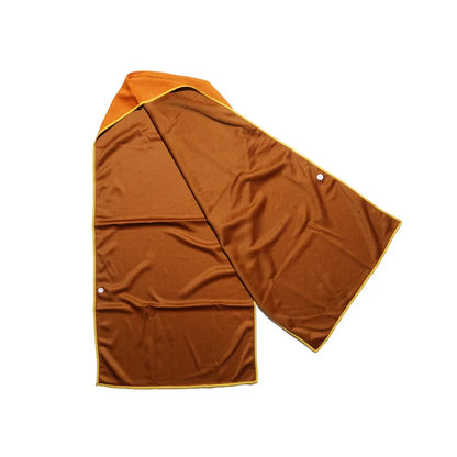 Cooling Hoodie Towel Sweat Absorption Extra Soft Sun Protection Quick Drying Sweat Towel Neck Wrap Sports Supplies