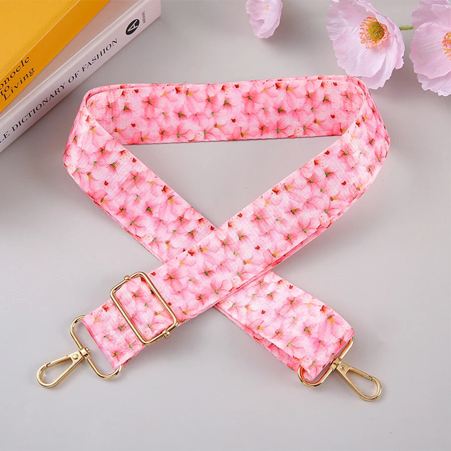 Fashionable And Minimalist Shoulder Strap Print Adjustable Bag Strap Luggage Replaceable Travel Accessories