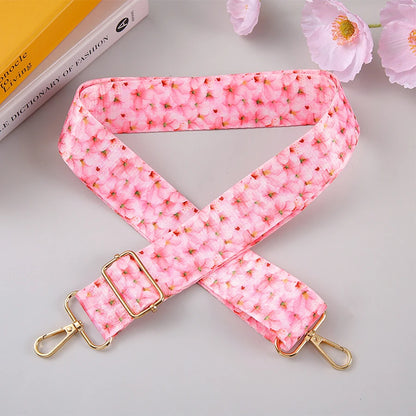 Fashionable And Minimalist Shoulder Strap Print Adjustable Bag Strap Luggage Replaceable Travel Accessories