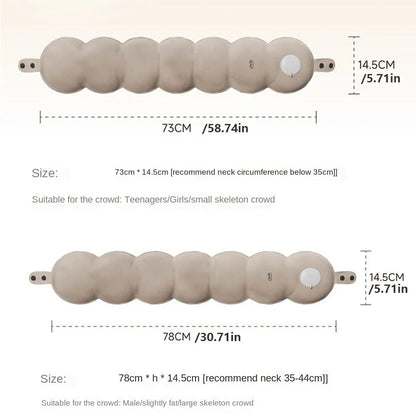 Pressed Inflation Inflatable Travel Pillow Comfort Foldable U-shaped Pillow with Storage Bag Lightweight Neck Support Cushion