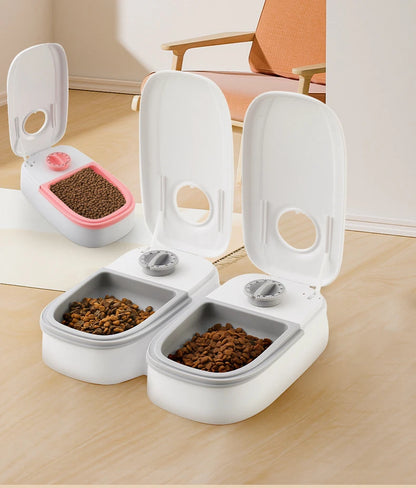 Pet Automatic Timing Feeder Detachable Auto Dog Dry Food Dispenser Smart Pet Food Feeder Timed for Cats Dogs