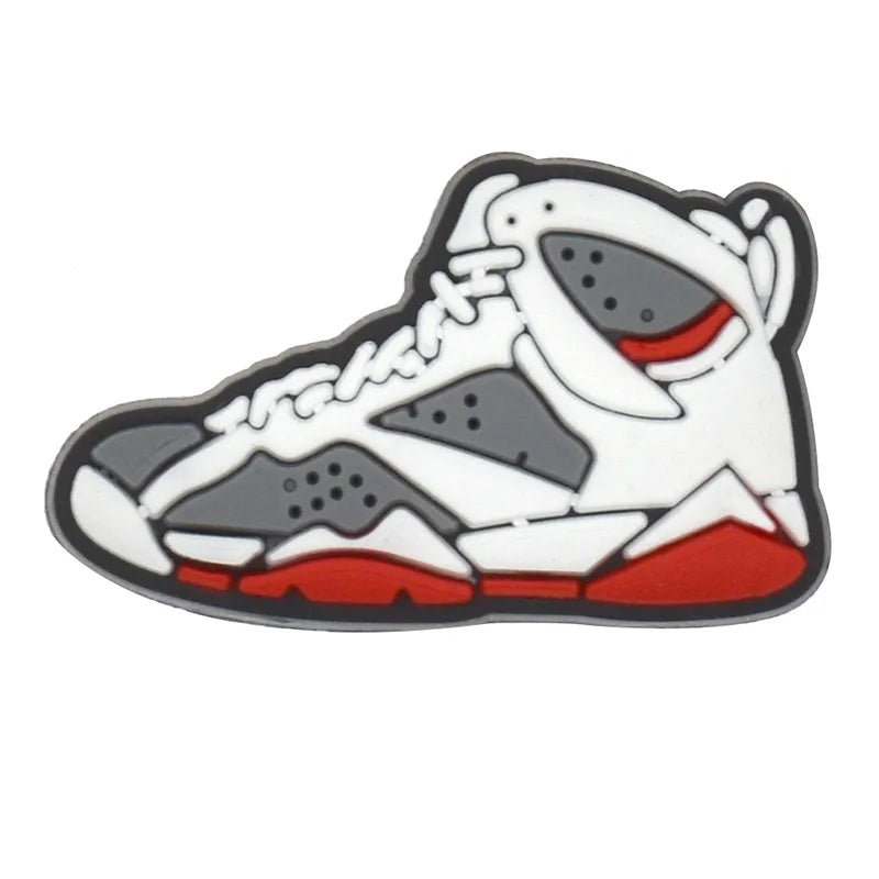 Sport Shoe Charms for Crocs Accessories Charms Clogs Bubble Slides Sandals PVC Shoe Decorations Party Gifts