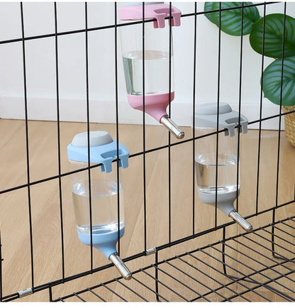 Water dispenser Plastic water bottle feeder Suspended pet guinea pig squirrel rabbit cat dog drinking head pipe fountain