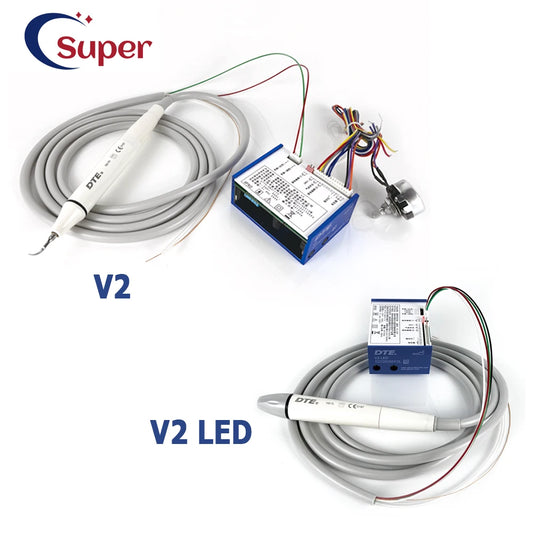 DTE V2 V2LED Dental Built in Ultrasonic Scaler HD-7H HD-7L Handpiece Scaling Tips For Dentistry Teeth Cleaning Whitening Tools