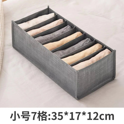 Storage for Clothes Pants organizer Jeans T-shirt Storage Box Folded Closet Organizer Drawer Divider Boxes Underwear Organizers