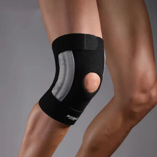 Elastic Adjustable Knee Pads Soft Anti-slip Fitness Knee Protector Breathable Comfortable Knee Brace Support Belt Volleyball