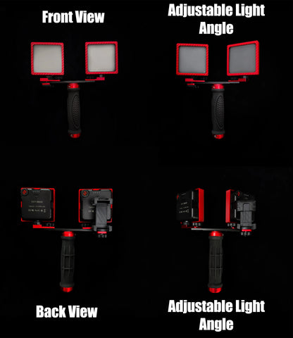 Dental Photography Kit, Mobile Phone LED Light for Dentistry Photo Video Equipment Oral Filling Light for Dentists