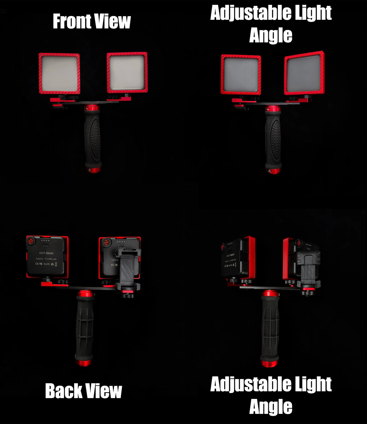 Dental Photo LED Light. Dental Photography Light. Macro, Polarizer, Intraoral, Denture Photo With Phone Lamp For Dentistry