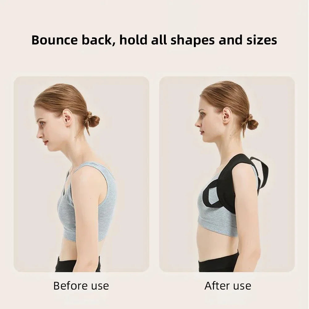 Posture Corrector for Women and Men, Adjustable Back Brace Shoulder Posture Brace, Back Straightener Posture Middle Upper Spine