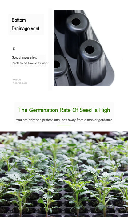 20 Hole Hydroponic Plant Seedling Pots with Intelligent Fill Light Seedling Tray for Fruit Vegetable Gardening Planting Supplies