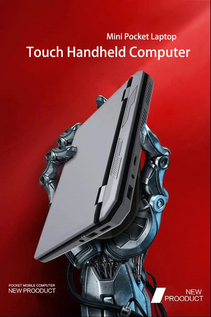 7 Inch Mini Laptop N100 Notebook IPS Touch Screen Portable Netbook Win 11 Pro Mini PC Micro Computer Bluetooth 4.2 16G 1TB