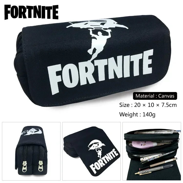 Fortnite Pencil Bag Pencil Case Large Capacity Waterproof Handheld Pencil Pouch Office Stationary